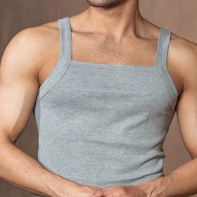 رکابی یقه خشتی طوسی تیوا